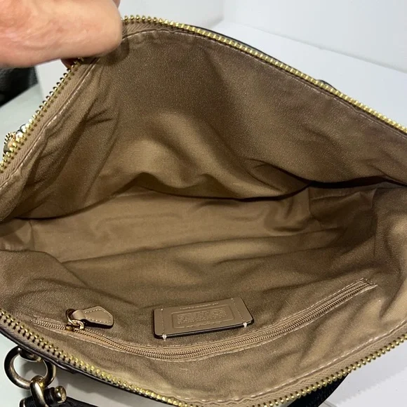 Coach Kacey Crossbody Bag Gold Hardware and Colorblock Satchel - Picture 8 of 17